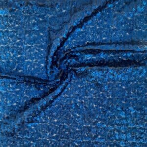 Tessuto blu con le paillettes